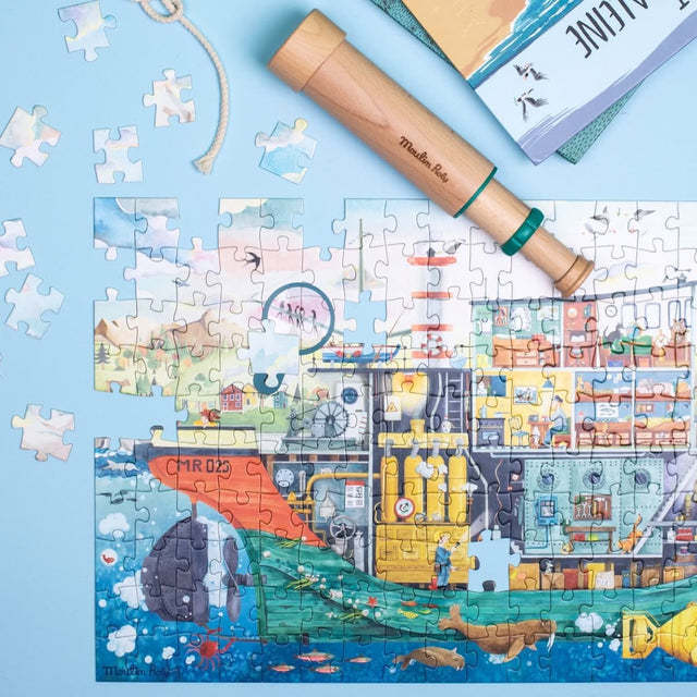 Puzzle Le bateau de l'explorateur (200 pcs) - Casse-têtes by Moulin Roty
