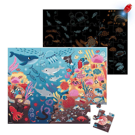 Puzzle magique - L'océan (24 pcs)-Casse-têtes-Janod-Comme des Pirates
