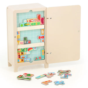 Puzzle magnétique Frigo Pack it Right - Jeux magnétiques by Vilac