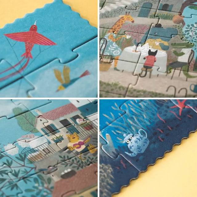 Puzzle narratif Thé au bord de la mer (100 pcs) - Casse-têtes by Londji