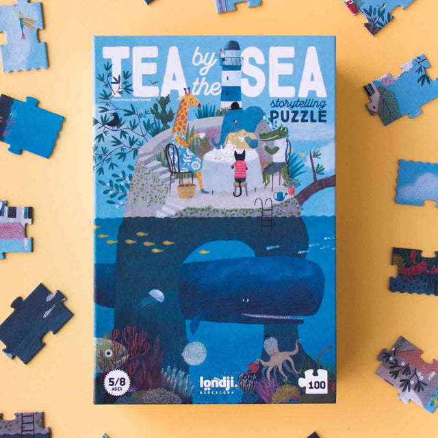 Puzzle narratif Thé au bord de la mer (100 pcs) - Casse-têtes by Londji