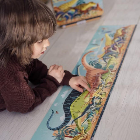 Puzzle panoramique Dinosaures (100 pcs) - Casse-têtes by Janod