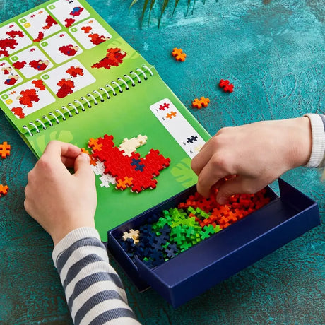 Puzzle par numéro - Bloc d'activités Dinosaures - Jeux d'assemblage by Plus-Plus