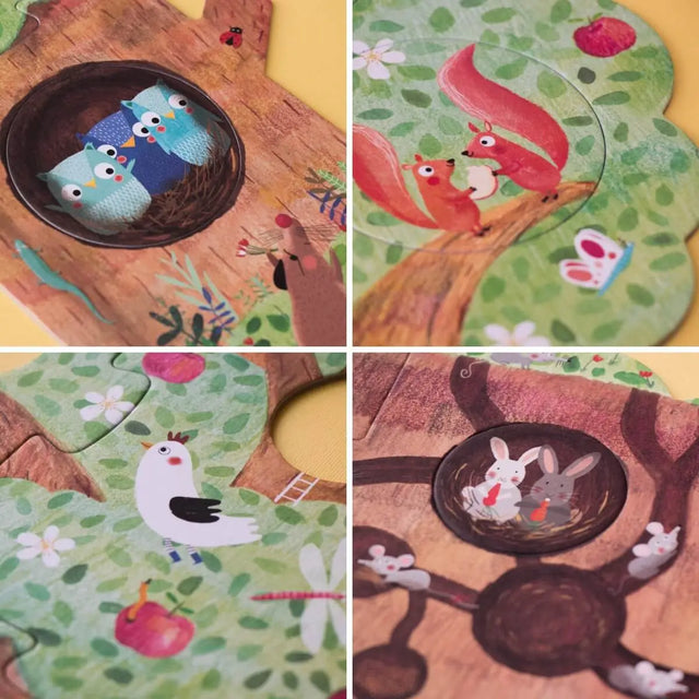 Puzzle réversible Petit Pommier (20 pcs) - Casse-têtes by Londji