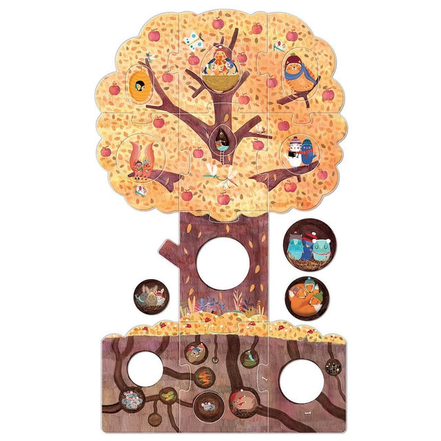 Puzzle réversible Petit Pommier (20 pcs) - Casse-têtes by Londji