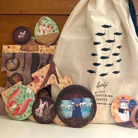 Puzzle réversible Petit Pommier (20 pcs) - Casse-têtes by Londji