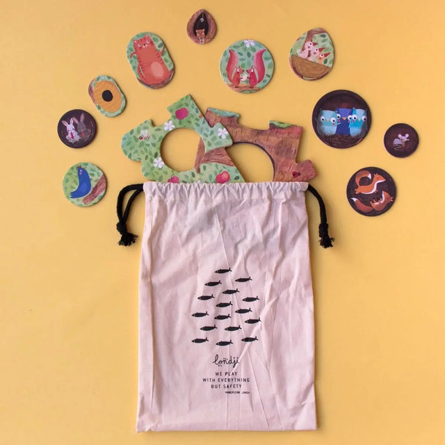 Puzzle réversible Petit Pommier (20 pcs) - Casse-têtes by Londji