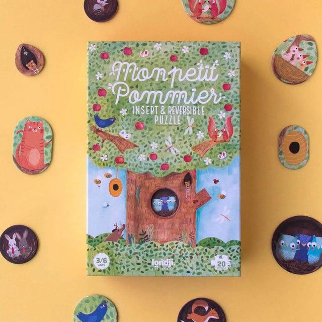 Puzzle réversible Petit Pommier (20 pcs) - Casse-têtes by Londji