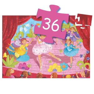 Puzzle silhouette - Ballerine (36 pcs)-Djeco-Comme des Pirates