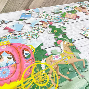 Silhouette puzzle - Elise's carriage (54 pcs)