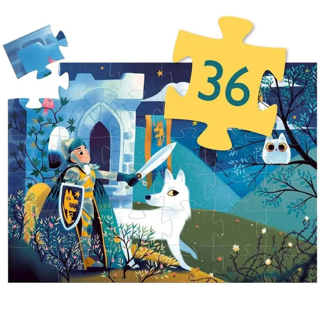 Puzzle silhouette - Chevalier de la pleine lune (36 pcs) - Casse-têtes by Djeco