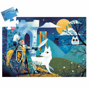 Puzzle silhouette - Chevalier de la pleine lune (36 pcs)-Casse-têtes-Djeco-Comme des Pirates