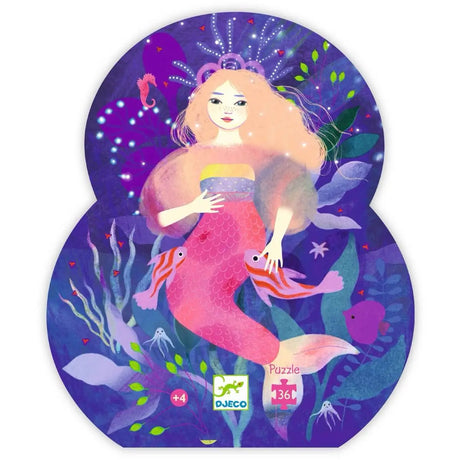 Puzzle silhouette - Ella la sirène (36 pcs) - Casse-têtes by Djeco