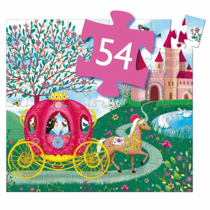 Puzzle silhouette - Le carrosse d'Élise (54 pcs) - Casse-têtes by Djeco