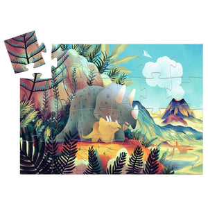 Puzzle silhouette - Théo le dino (24 pcs)-Casse-têtes-Djeco-Comme des Pirates