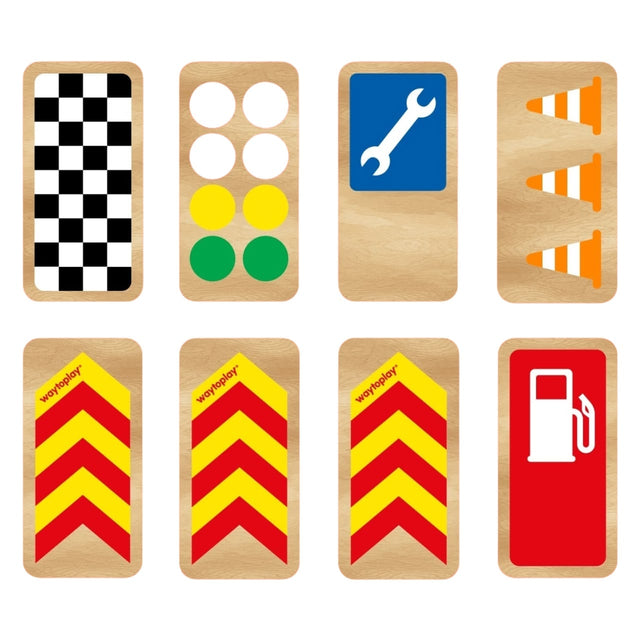 Road Blocks - Race Signs (8 pcs)