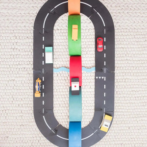 Routes flexibles Expressway (16 pcs) - Véhicules de jeu by Waytoplay