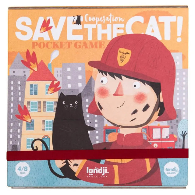 Sauvons le chat! Jeu coopératif de poche - Jeux de société by Londji