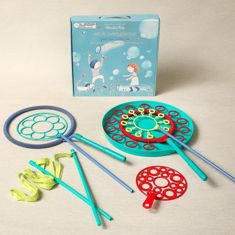 Set de bulles géantes Aujourd'hui, c'est Mercredi - Jeux d'extérieur by Moulin Roty