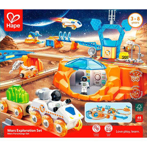 Set de train d'exploration de Mars (48 pcs) - Ensembles de jeu by Hape