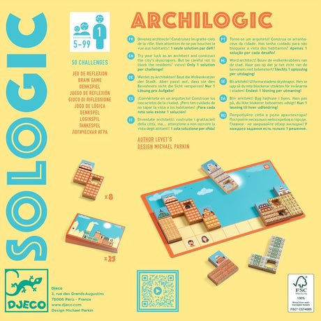 Sologic - Archilogic - Jeux de logique by Djeco