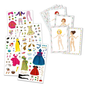 Stickers Paper Dolls - Trop mode - Art & bricolage by Djeco