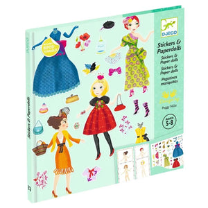 Stickers Paper Dolls - Trop mode - Art & bricolage by Djeco
