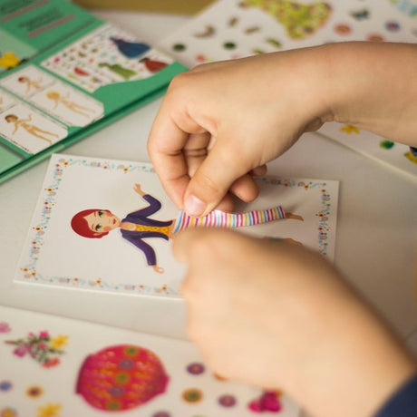 Stickers Paper Dolls - Trop mode - Art & bricolage by Djeco