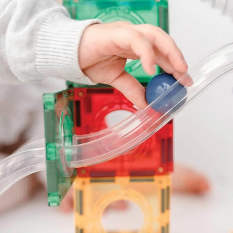 Super Parcours de billes Arc-en-ciel (134 pcs) - Jeux de construction by Connetix