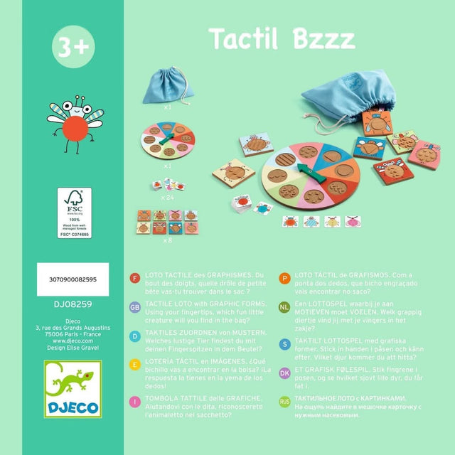 Tactil Bzzz - Jeux éducatifs by Djeco