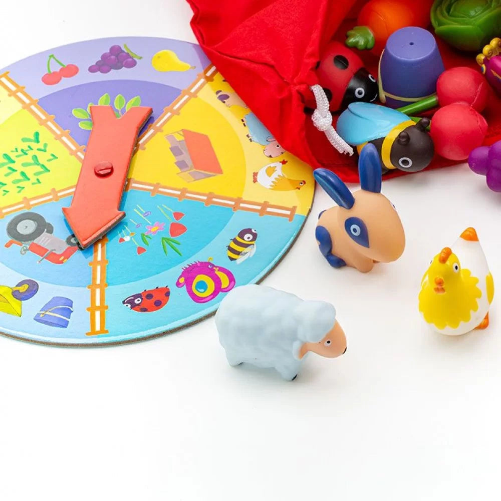 Loto tactile Animaux de la ferme Djeco Enfants 3 ans