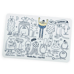 Tapis de coloriage + feutres effaçables Schmouks - Art & bricolage by Moulin Roty