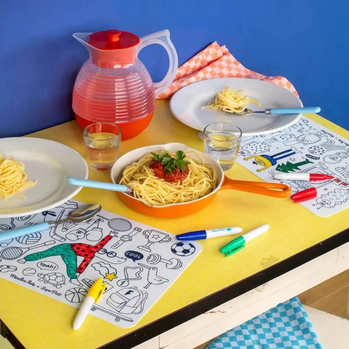 Tapis de coloriage + feutres effaçables Schmouks - Art & bricolage by Moulin Roty