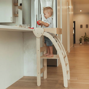 Tour d'apprentissage Pikler - Naturel - Mobilier by Kinderfeets