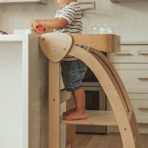 Tour d'apprentissage Pikler - Naturel - Mobilier by Kinderfeets