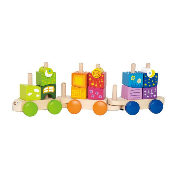 Train de blocs Fantasia-Hape-Comme des Pirates