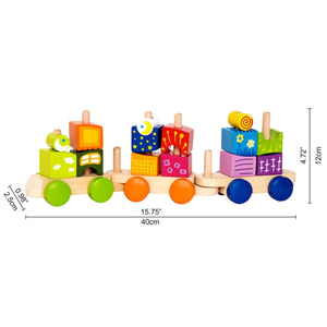 Train de blocs Fantasia-Hape-Comme des Pirates