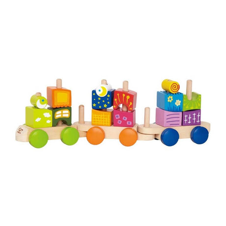 Train de blocs Fantasia-Hape-Comme des Pirates