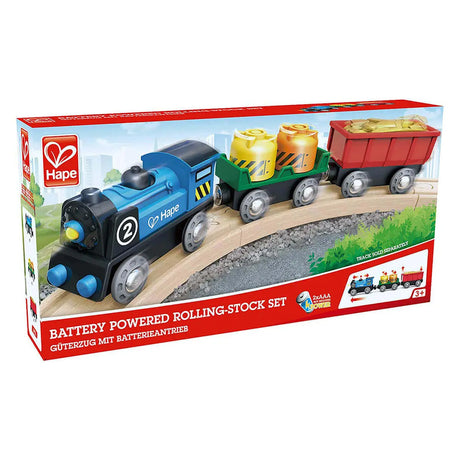 Train transporteur à piles - Véhicules de jeu by Hape