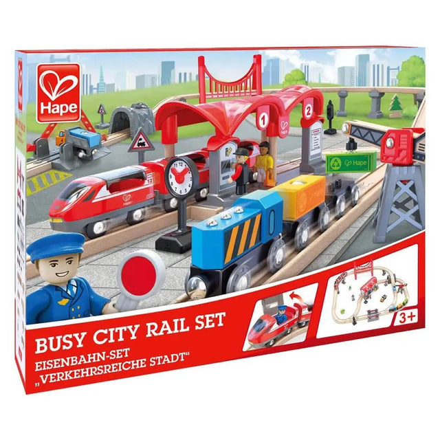 Train urbain Busy City (51 pcs) - Ensembles de jeu by Hape