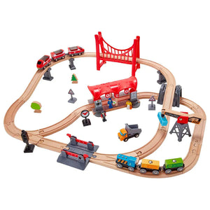 Train urbain Busy City (51 pcs) - Ensembles de jeu by Hape