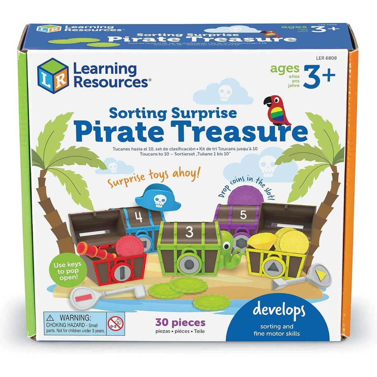 Triage du trésor surprise du pirate-Jeux éducatifs-Learning Resources-Comme des Pirates