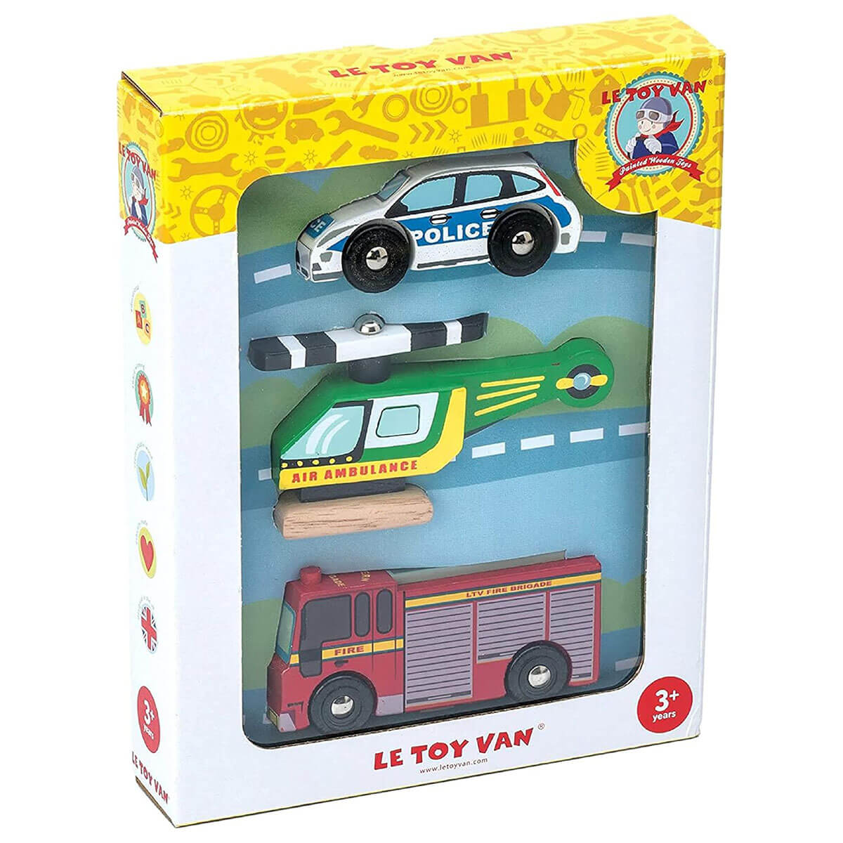 Le Toy Van Emergency Vehicles Set