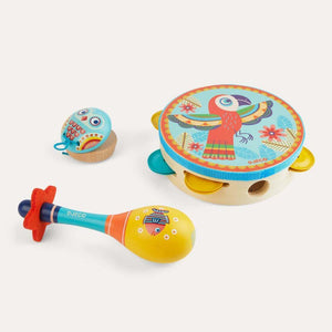 Trio d'instruments de percussion Animambo-Jouets musicaux-Djeco-Comme des Pirates