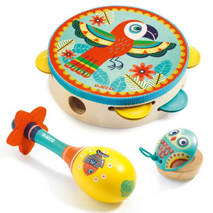 Trio d'instruments de percussion Animambo - Jouets musicaux by Djeco