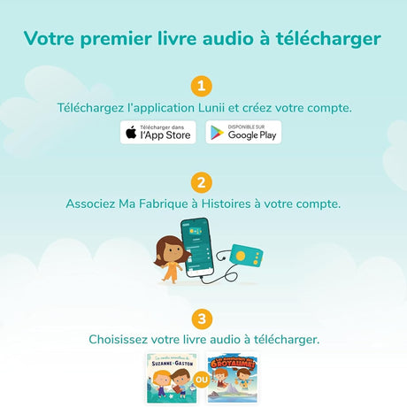 Trio Lunii Deluxe: Fabrique à Histoires + Casque & coque - Jeux électroniques by Lunii