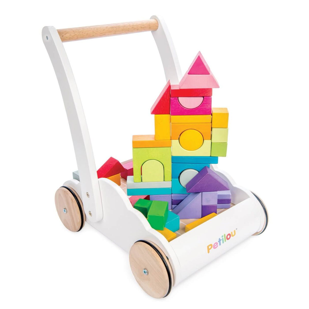 Trotteur + blocs en bois Rainbow Cloud-Trotteurs-Le Toy Van-Comme des Pirates