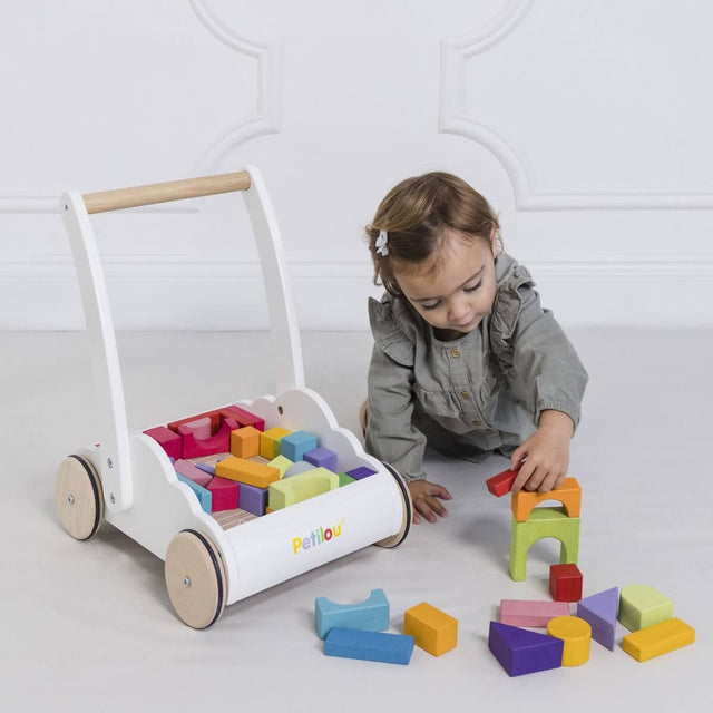 Trotteur + blocs en bois Rainbow Cloud-Trotteurs-Le Toy Van-Comme des Pirates