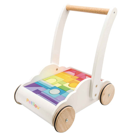 Trotteur + blocs en bois Rainbow Cloud-Trotteurs-Le Toy Van-Comme des Pirates