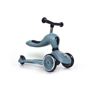 Trottinette 2-en-1 Highwaykick 1 - Bleu Acier-Scoot & Ride-Comme des Pirates